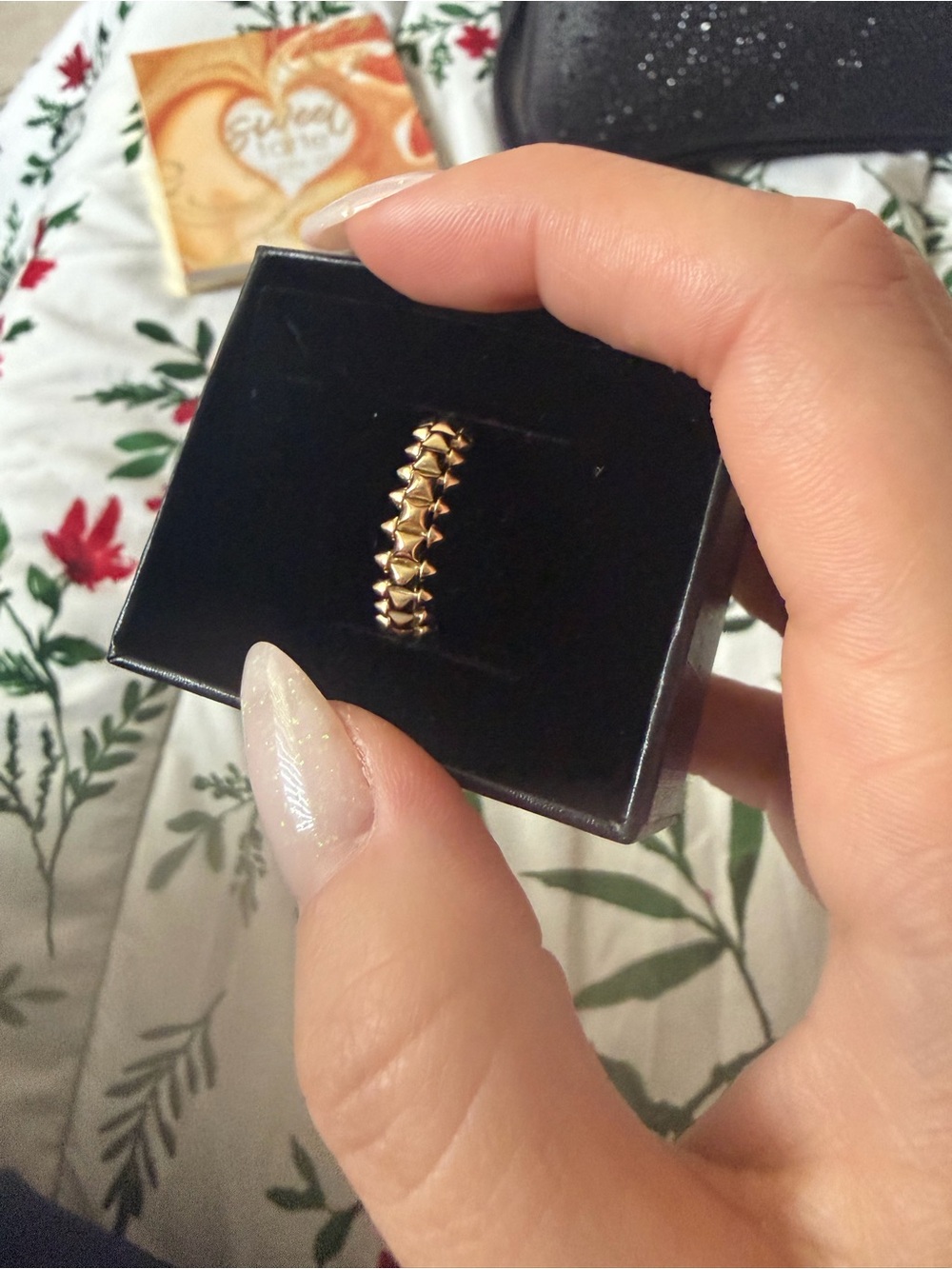 Cartier Clash ring simulation in genuine Italian 10K gold